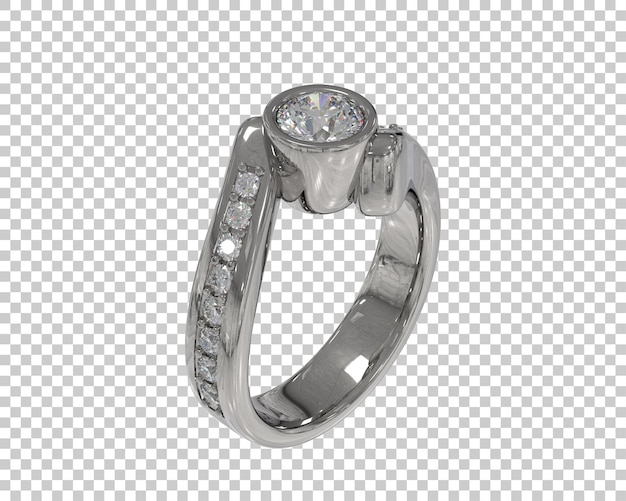 Jewelry isolated on background 3d rendering illustration