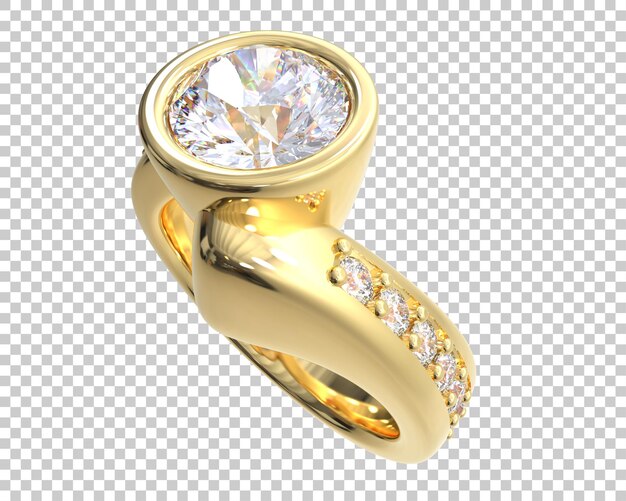 Jewelry isolated on background 3d rendering illustration