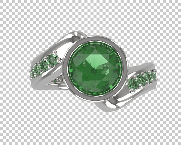 Jewelry isolated on background 3d rendering illustration