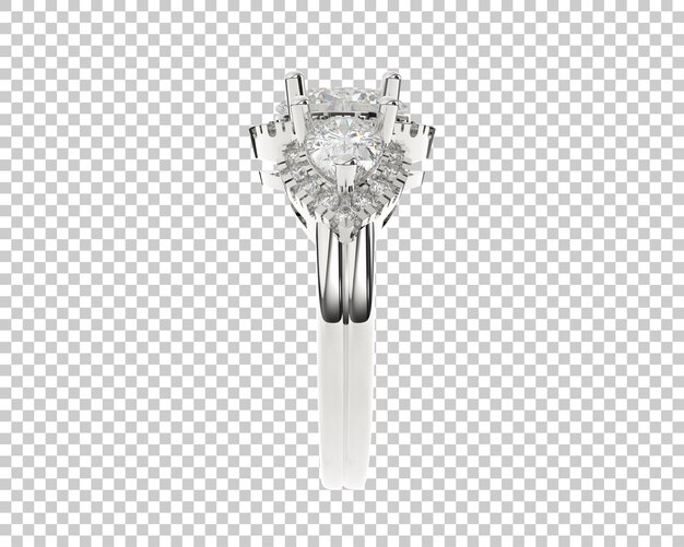 Jewelry isolated on background 3d rendering illustration