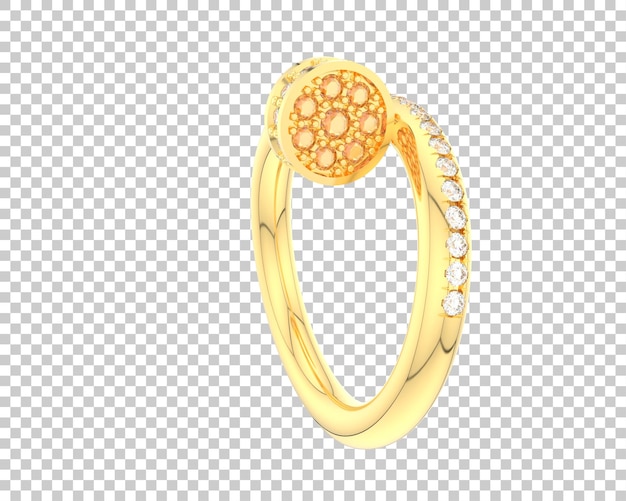 Jewelry isolated on background 3d rendering illustration