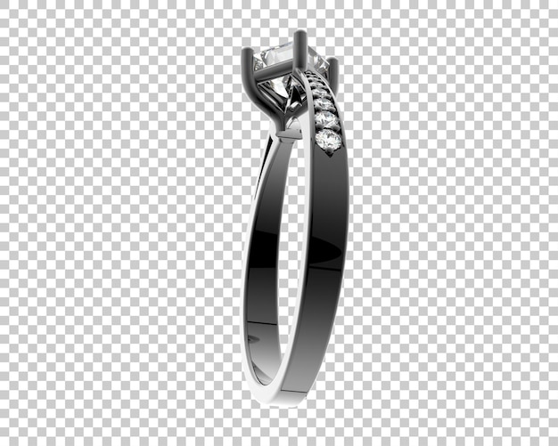 Jewelry isolated on background 3d rendering illustration