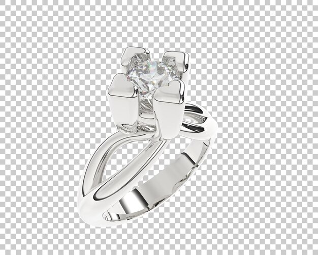 PSD jewelry isolated on background 3d rendering illustration