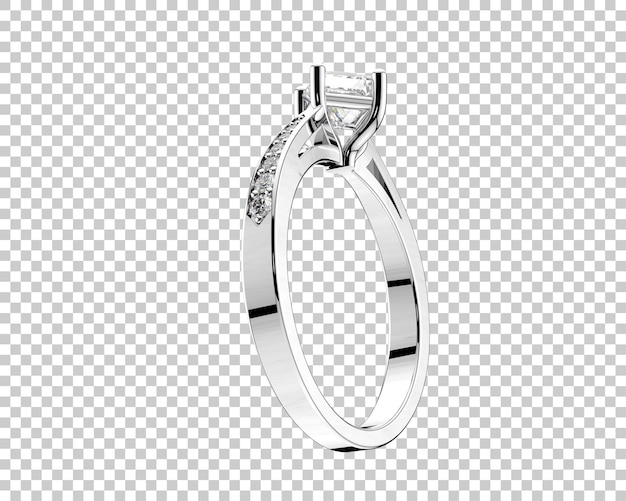 Jewelry isolated on background 3d rendering illustration