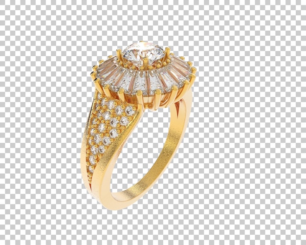 Jewelry isolated on background 3d rendering illustration