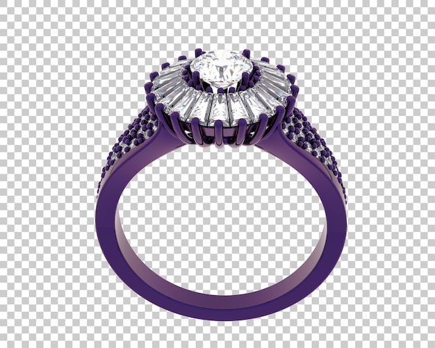 Jewelry isolated on background 3d rendering illustration