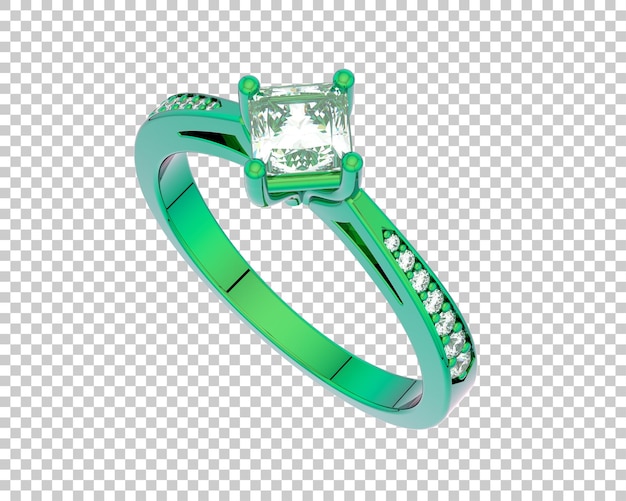 Jewelry isolated on background 3d rendering illustration