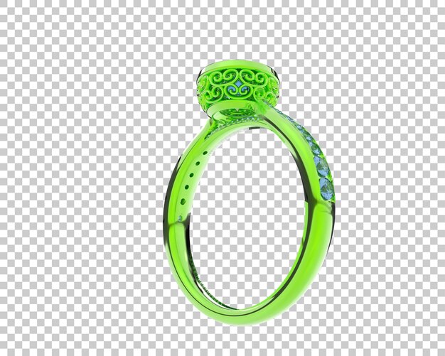 Jewelry isolated on background 3d rendering illustration