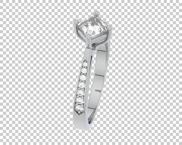 Jewelry isolated on background 3d rendering illustration