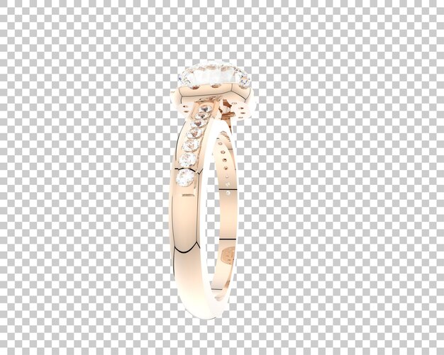 Jewelry isolated on background 3d rendering illustration