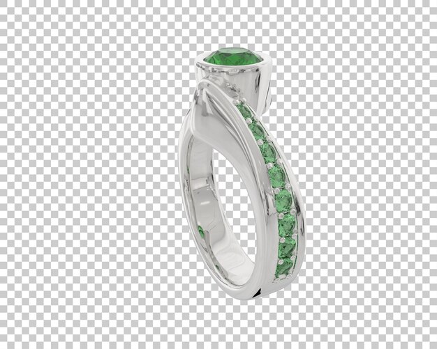 Jewelry isolated on background 3d rendering illustration