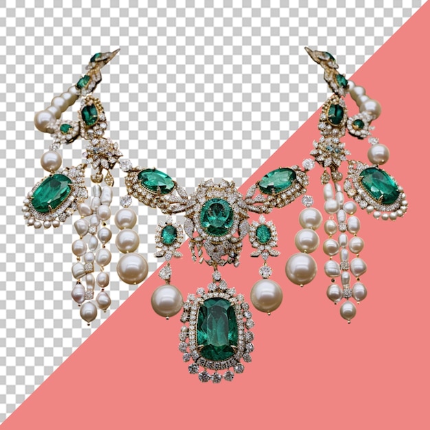 PSD jewelry isolated on transparent png background