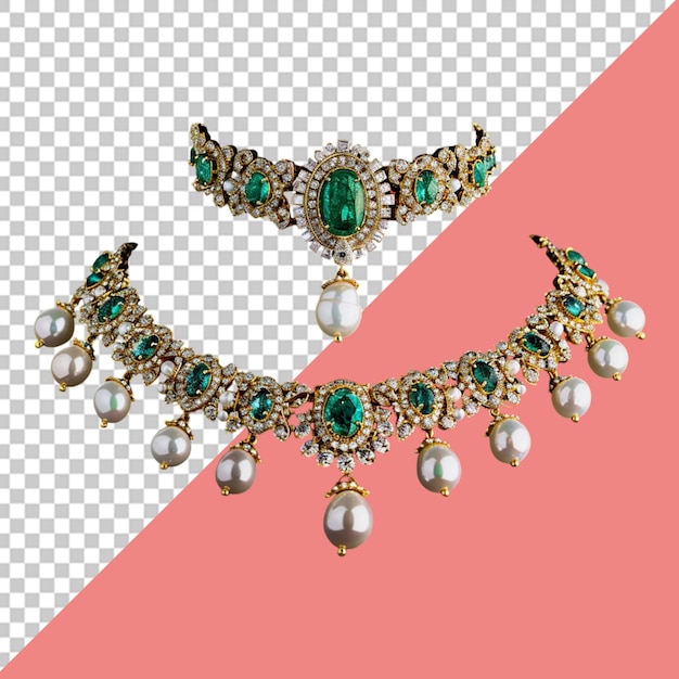 PSD jewelry isolated on transparent png background