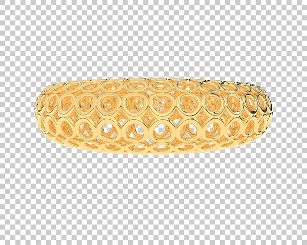 Jewelry on transparent background 3d rendering illustration