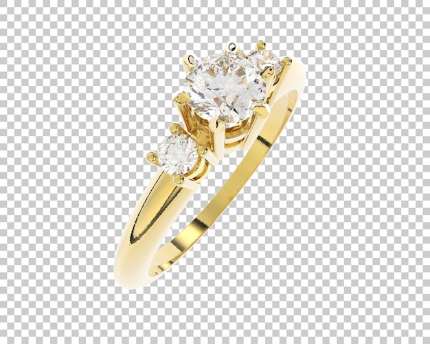 Jewelry on transparent background 3d rendering illustration