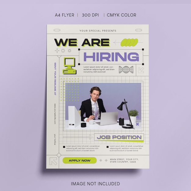 PSD job hiring poster