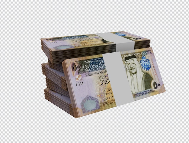 Jordanian money 50 dinar money packs