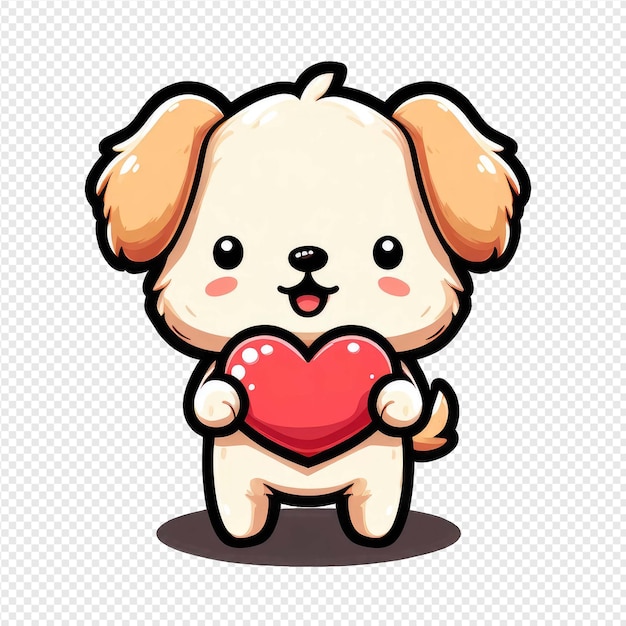 Joyful TailWagger PNG Sticker