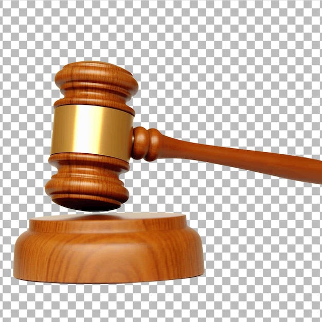 Judge gavel no background png