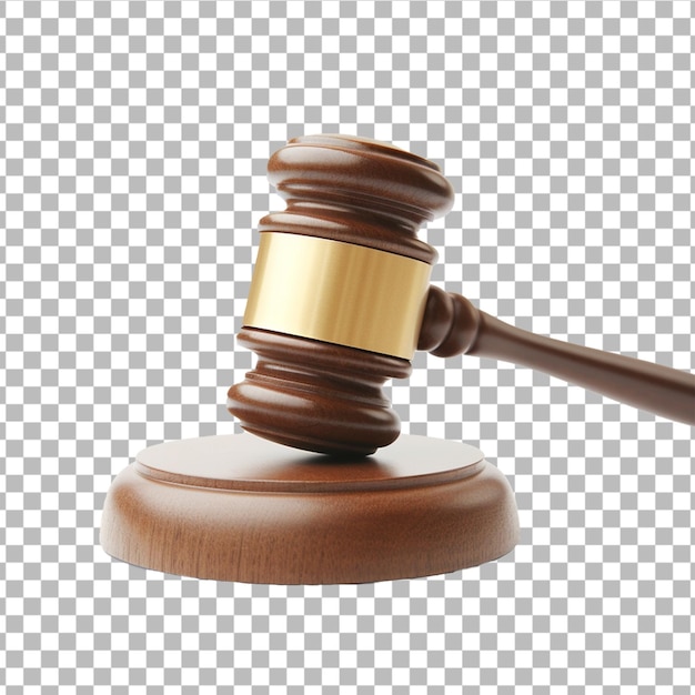 Judge gavel no background png