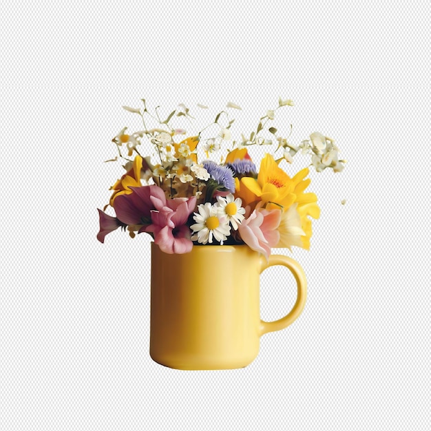 jug with flowers