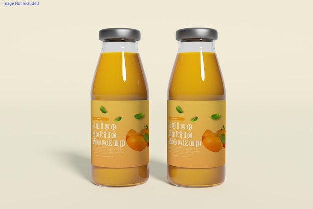 juice bottle mockup