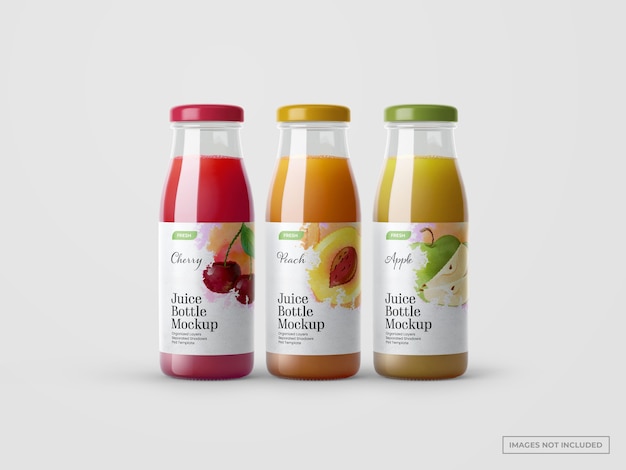 Juice Bottles Mockups