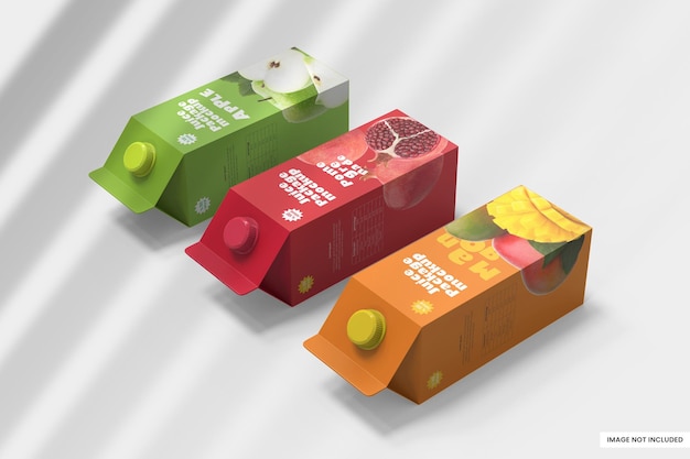 Juice Box Mockup PSD Template