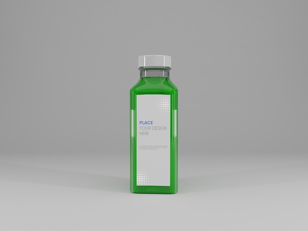 Juice Glass bottle mockup