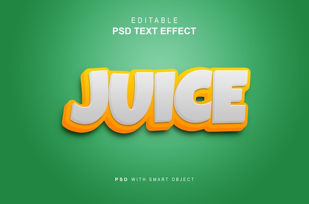 Juice text effect