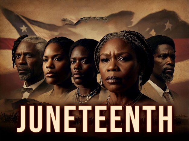 PSD juneteenth background