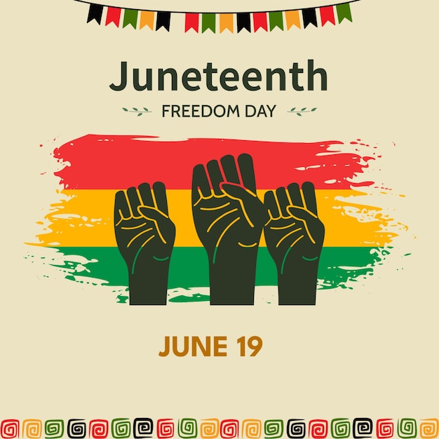 PSD juneteenth freedom day 19 july