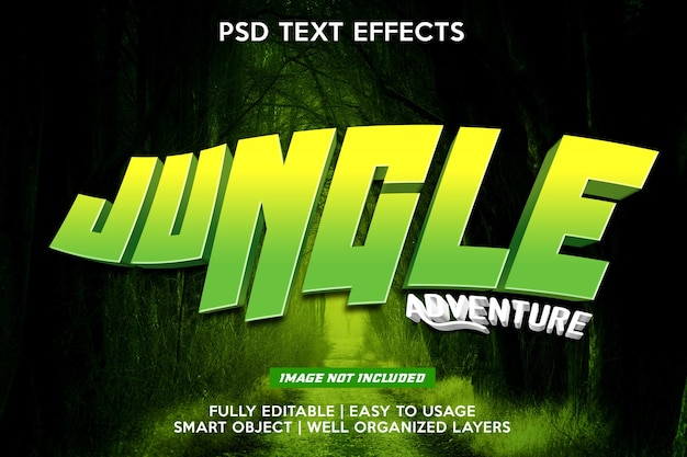 jungle adventure chinese new year text effects templat