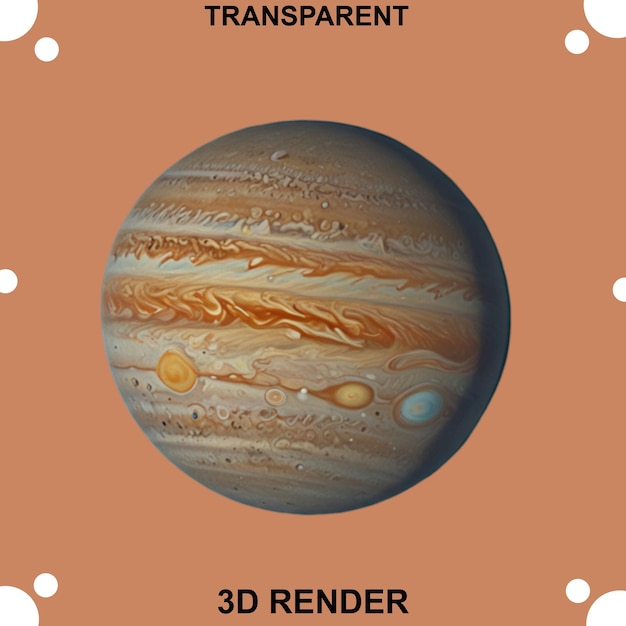 PSD jupitar transparent background