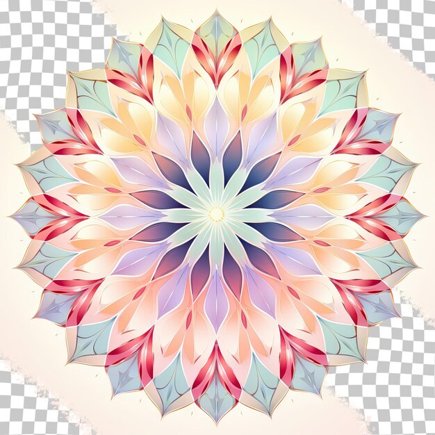 Kaleidoscope like backdrop with abstract design