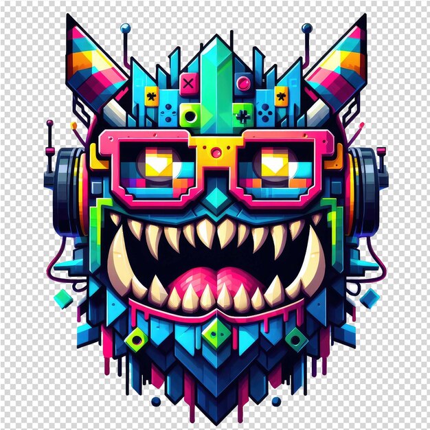 Kaleidoscopic Monster Design