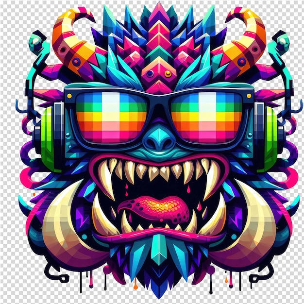 Kaleidoscopic Monster Design