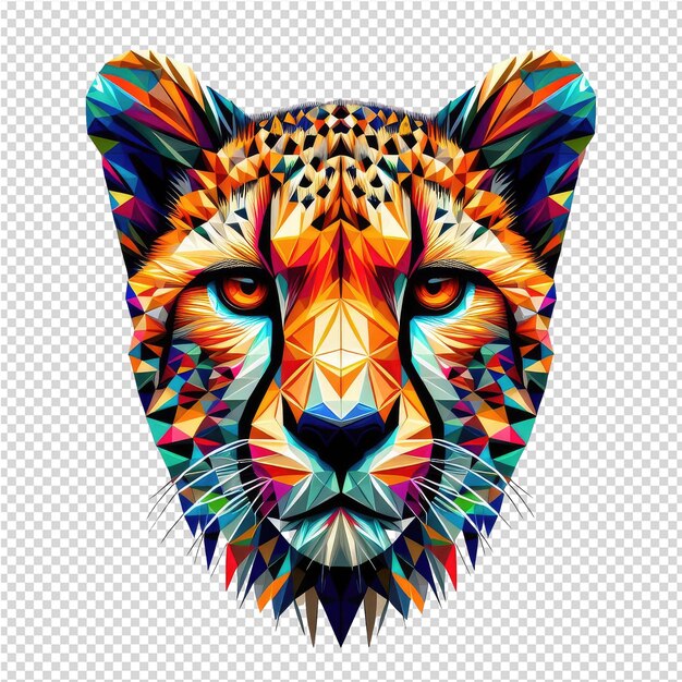 Kaleidoscopic wildlife design