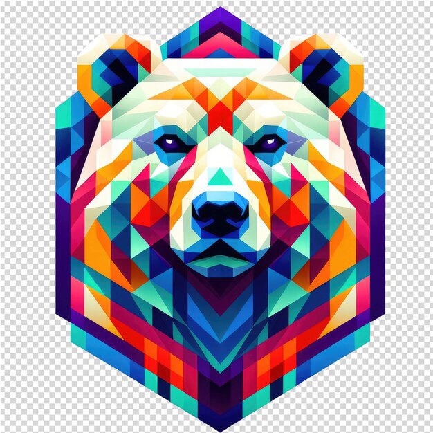 Kaleidoscopic wildlife design