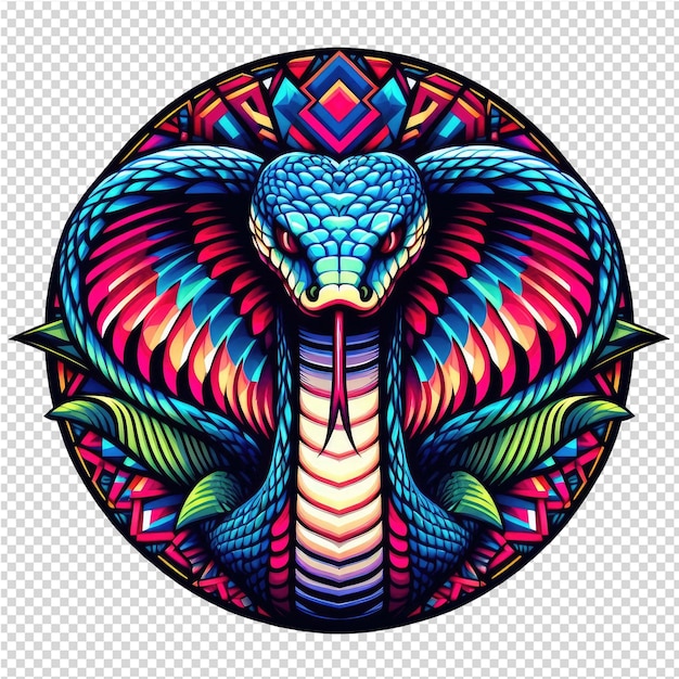 Kaleidoscopic wildlife design