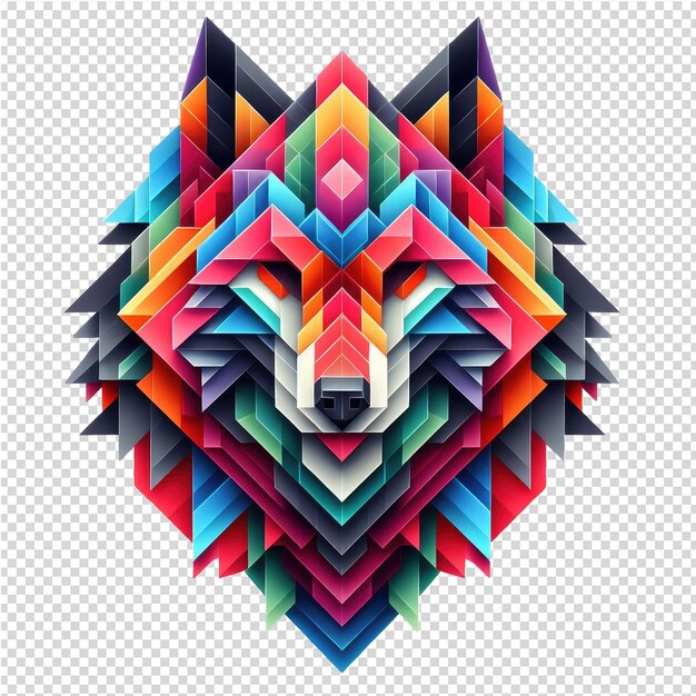 Kaleidoscopic wildlife design