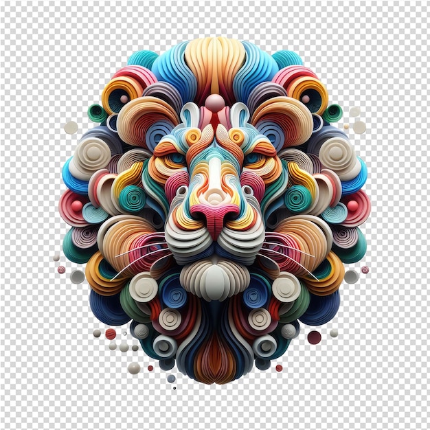 Kaleidoscopic wildlife design