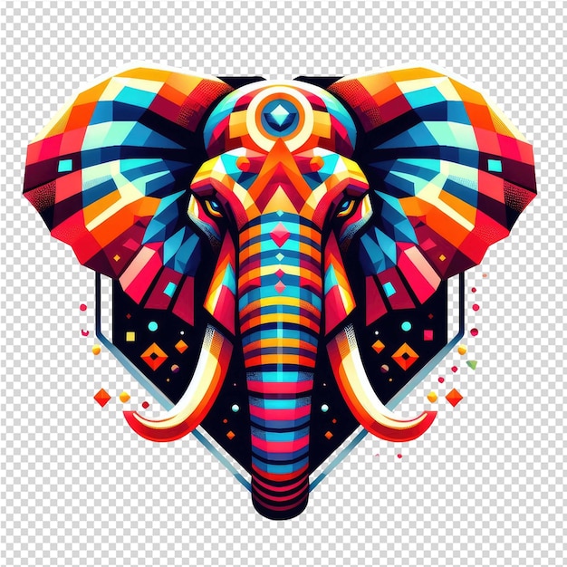 Kaleidoscopic wildlife design