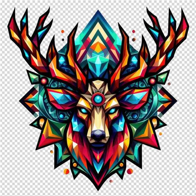 Kaleidoscopic wildlife design