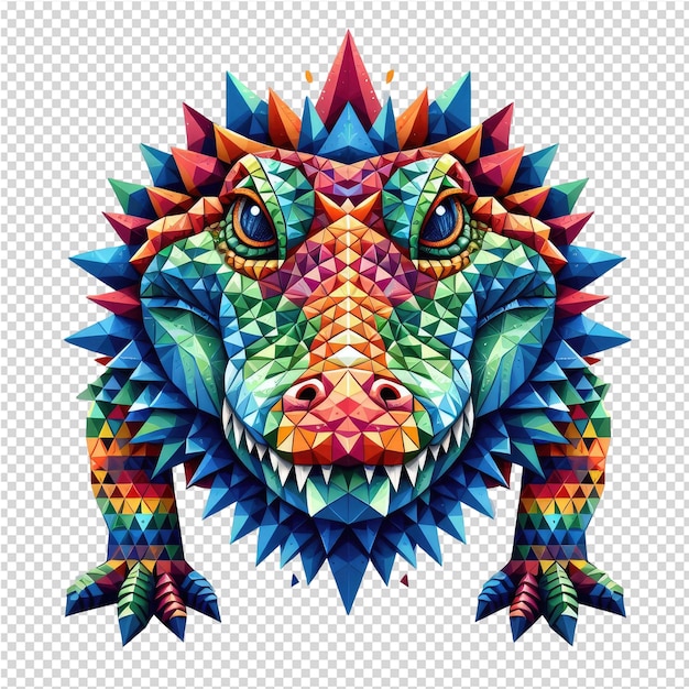 PSD kaleidoscopic wildlife design