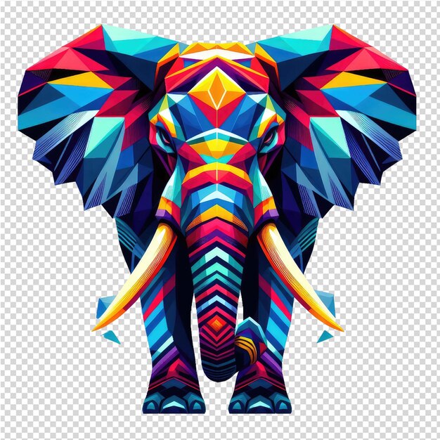 Kaleidoscopic wildlife design