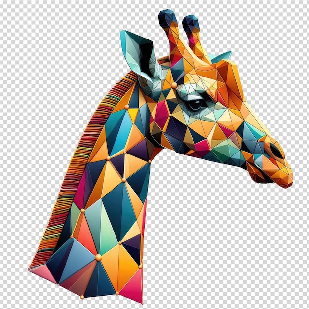 PSD kaleidoscopic wildlife design