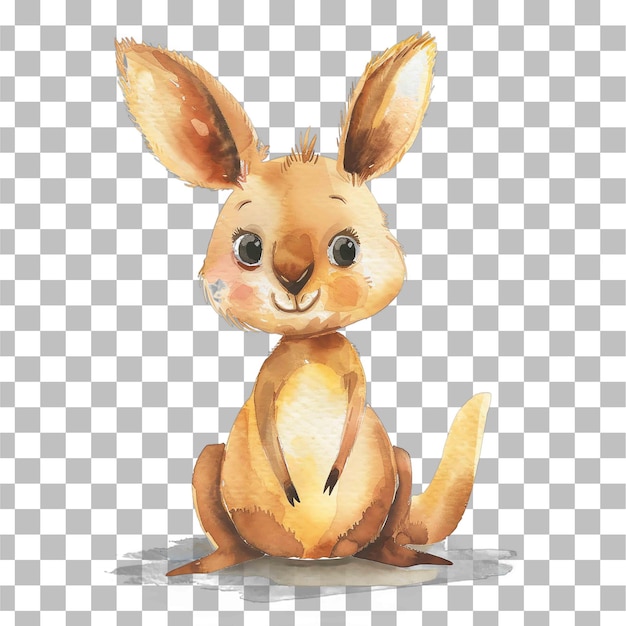 Kangaroo cute animal for nursery