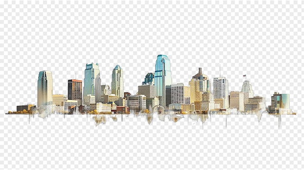 PSD kansas city city skyline