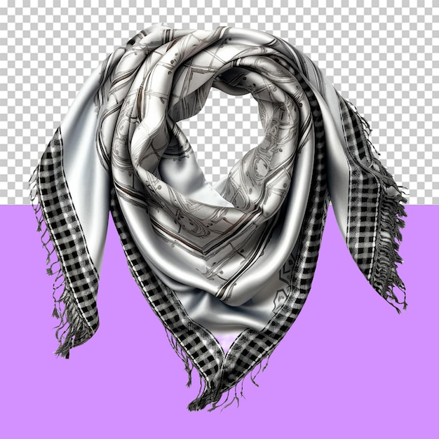 Keffiyescarf isolated object transparent background